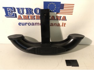 1.25/2 inch black towing tailgate (Black)